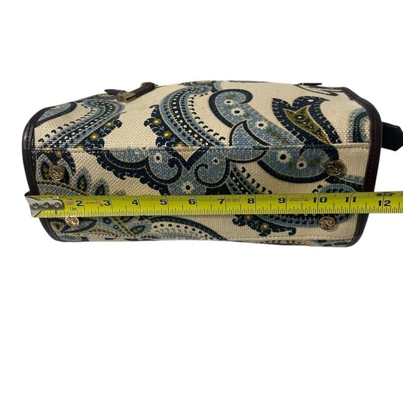 Spartina 449 Daufuskie Island Juliette Paisley Purse Linen Canvas Shoulder Bag - Picture 14 of 14
